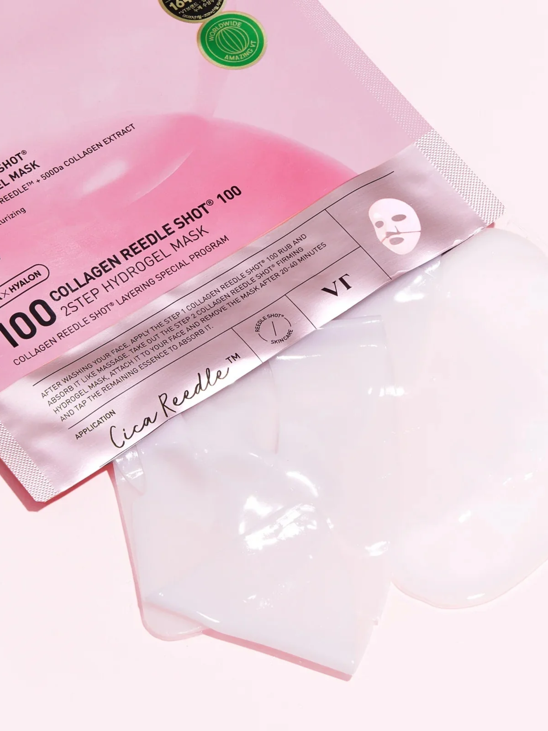 VT Collagen Reedle Shot 100 2-Step Hydrogel Mask 36g-2