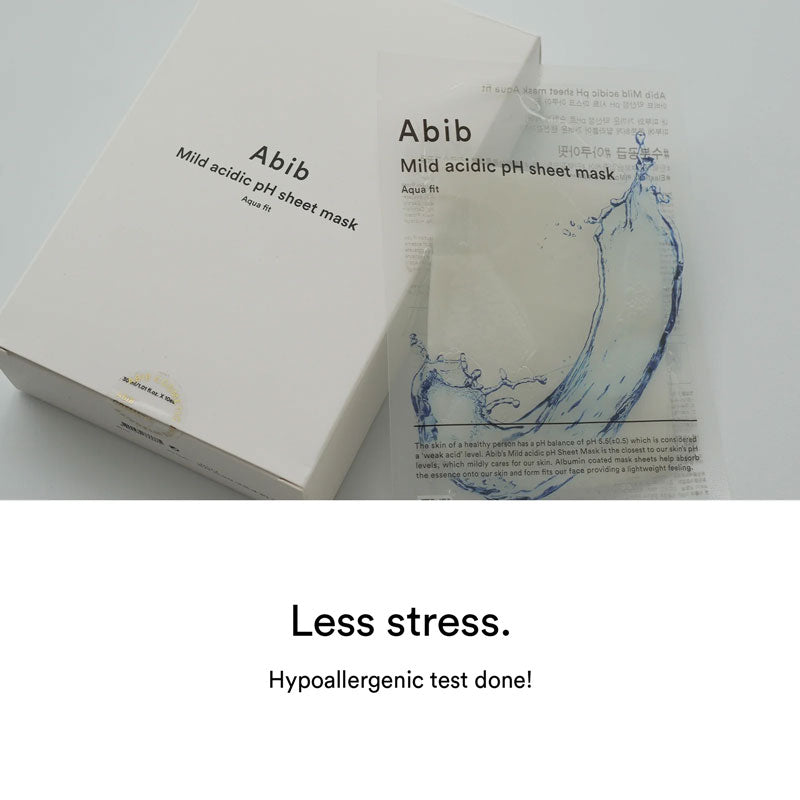 Abib Mild Acidic pH Sheet Mask #Aqua Fit 30ml-6