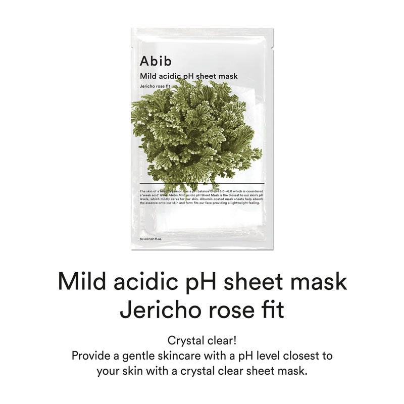 Abib Mild Acidic pH Sheet Mask #Jericho Rose 30ml-2