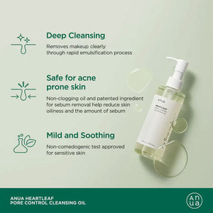 Anua Heartleaf Pore Control Cleansing Oil 200ml-2