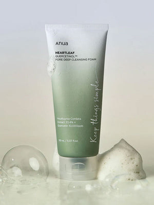 Anua Heartleaf Quercetinol Pore Deep Cleansing Foam 150ml-0