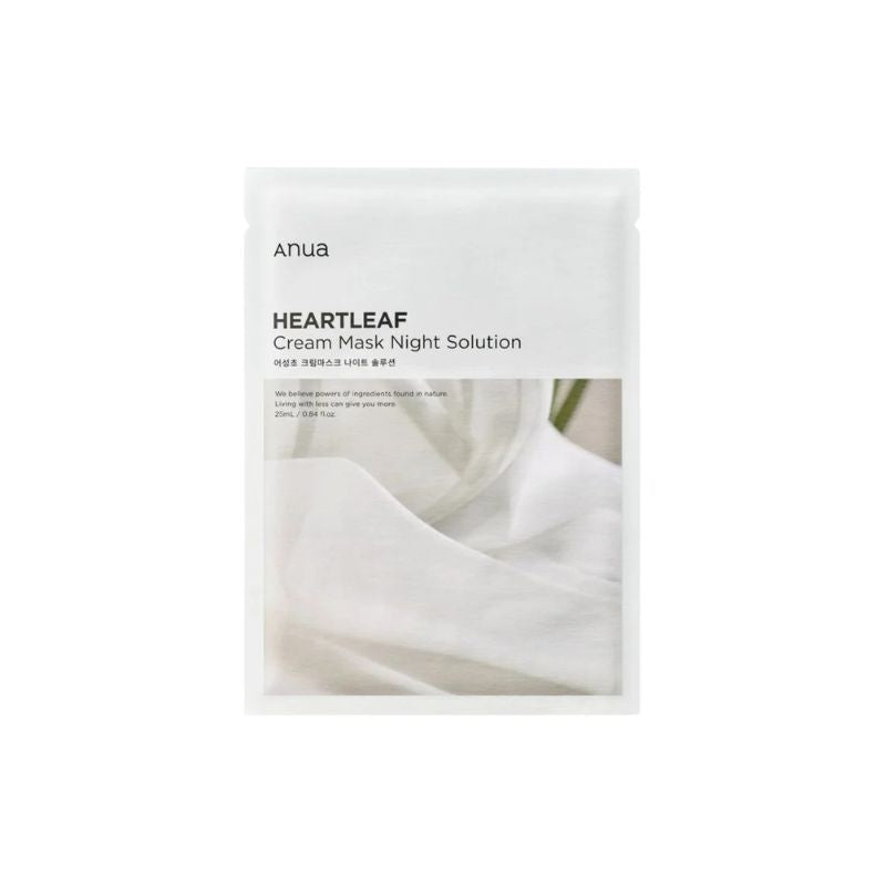 Anua Heartleaf Cream Night Solution Sheet Mask 25ml 1PC-1