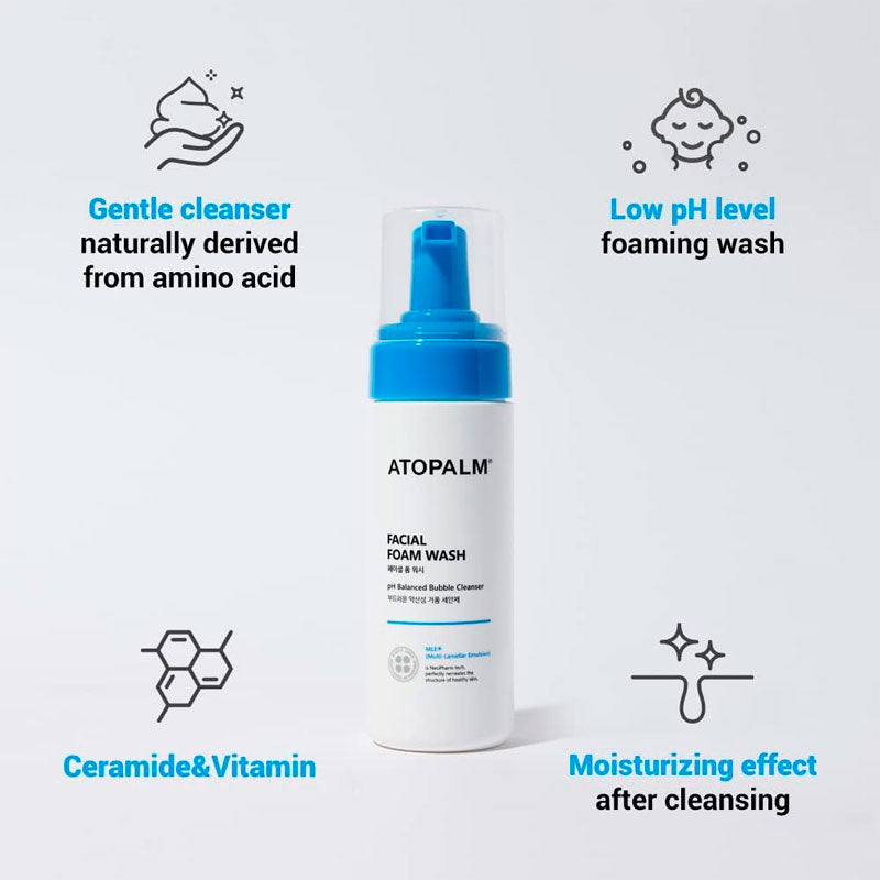 Atopalm Facial Foam Wash 150ml-2