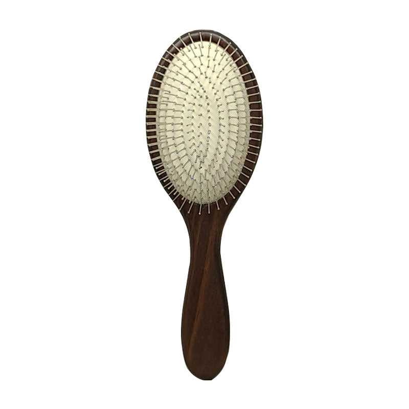 B.Adeline Steel Wooden Hair Brush-0