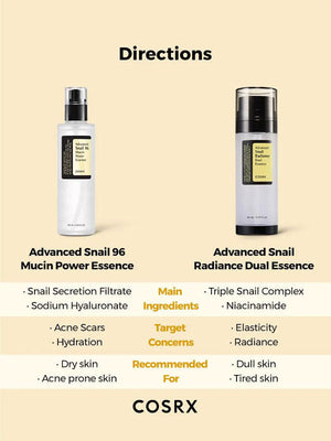 COSRX Advanced Snail Radiance Dual Essence 80ml-6