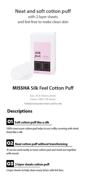 MISSHA The Premium Silk Feel Cotton Puff-1