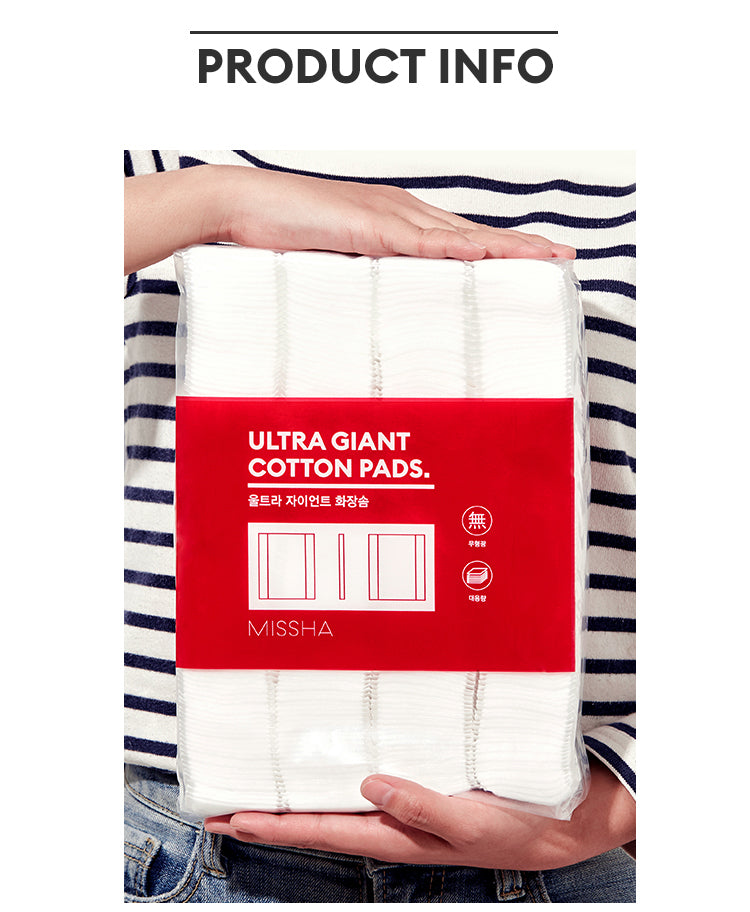 MISSHA Ultra Giant Cotton Puff 400 sheets-1