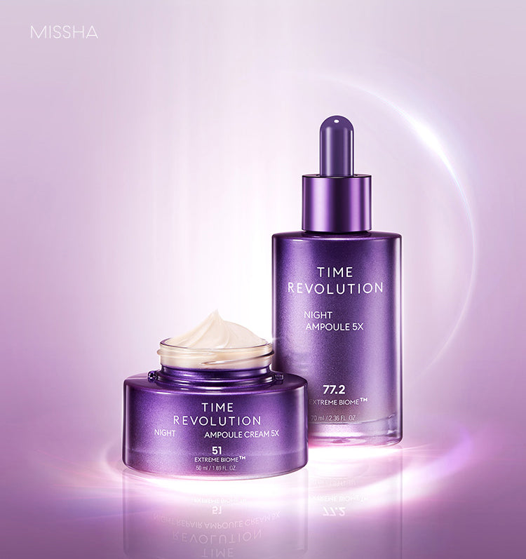 MISSHA Time Revolution Night Ampoule & Cream Duo Set-8