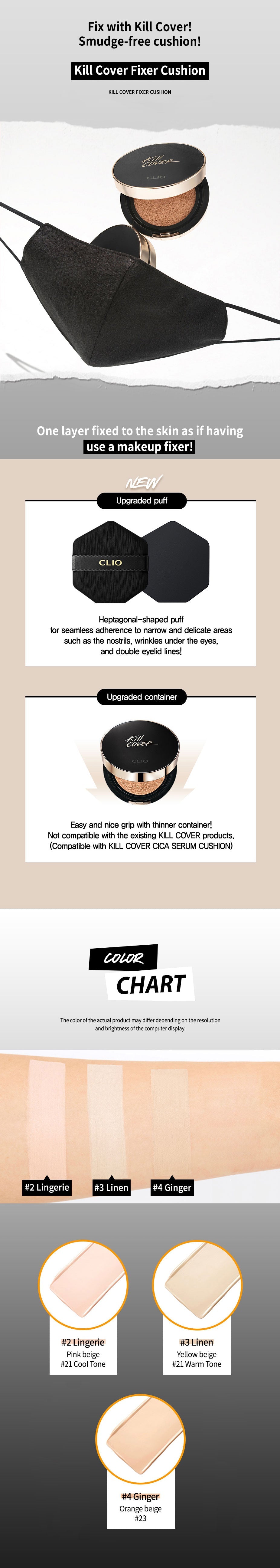 Clio Kill Cover Fixer Cushion + Refill 15g-5