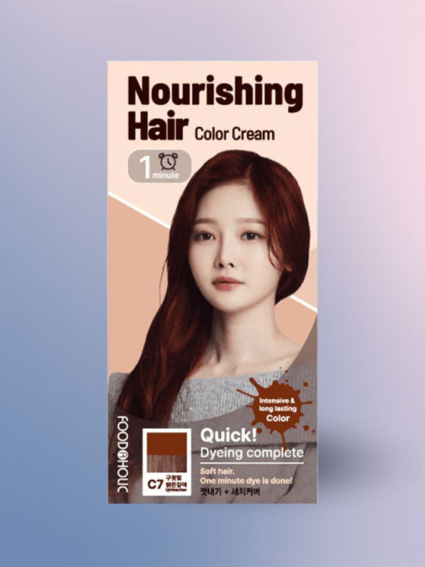 Foodaholic Nourishing Sepia Color Cream 1min C7 Light Bronze Brown-0