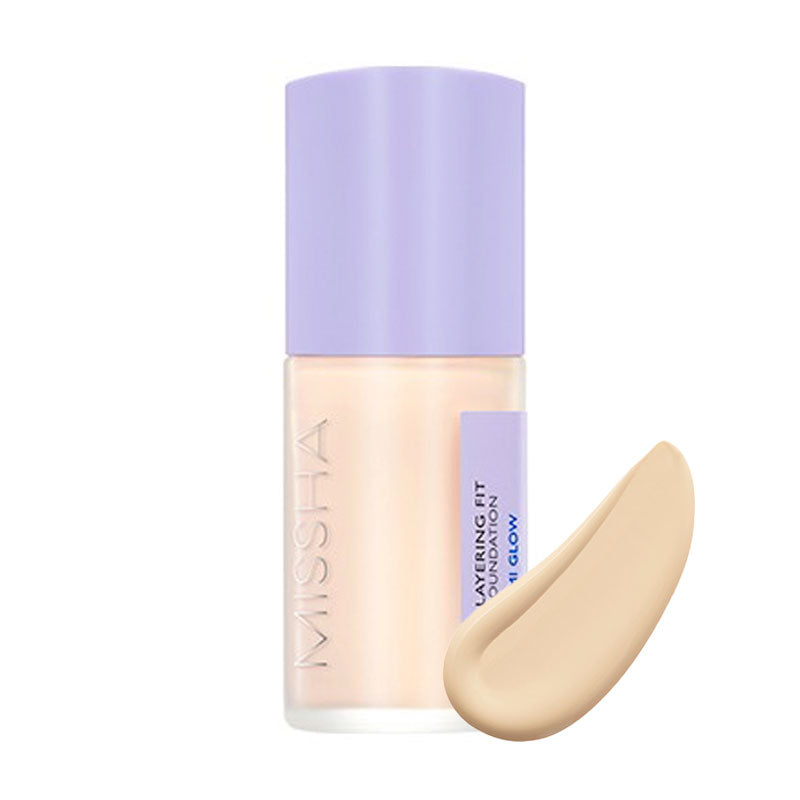 MISSHA Layering Fit Foundation Semi Glow Set 30ml-6