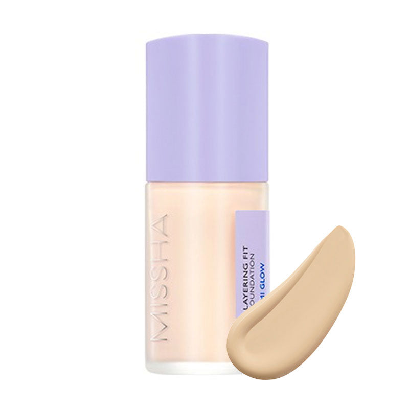 MISSHA Layering Fit Foundation Semi Glow Set 30ml-7