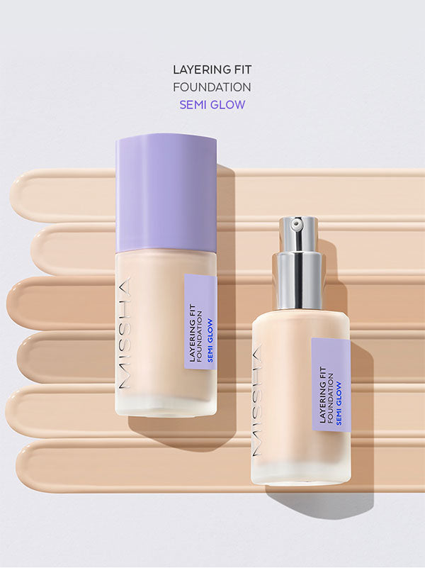 MISSHA Layering Fit Foundation Semi Glow Set 30ml-2