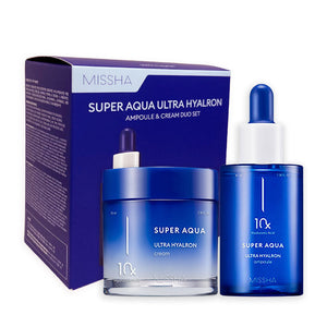 MISSHA Super Aqua Ultra Hyalron Ampoule & Cream Duo Set-0