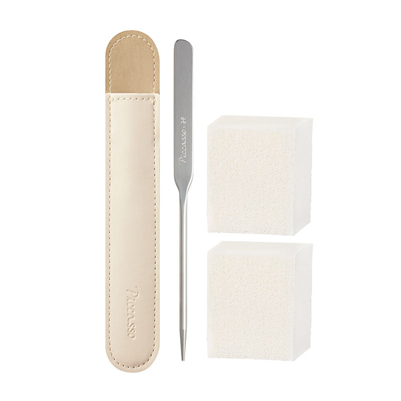 Piccasso x HamKyungSik Makeup Spatula Sponge 2P Set-0