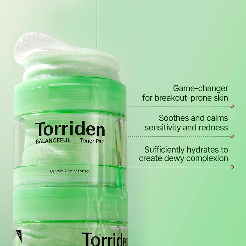 Torriden Balanceful Cica Toner Pad 180ml / 60pads-3