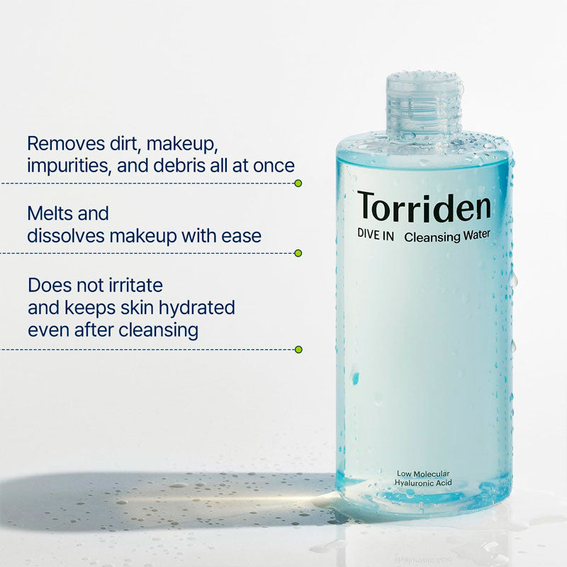 Torriden Dive-In Low Molecular Hyaluronic Acid Cleansing Water 400ml-2