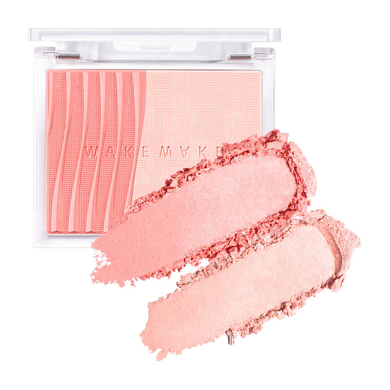 WAKEMAKE Sheer Layering Dual Blusher 5g-1